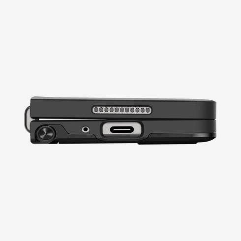 ACS05106 - Galaxy Z Fold 4 Case Neo Hybrid S in black showing the back and front